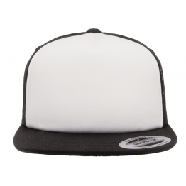 Кепка FlexFit 6005FW NO FOAM Trucker Black/White/Black