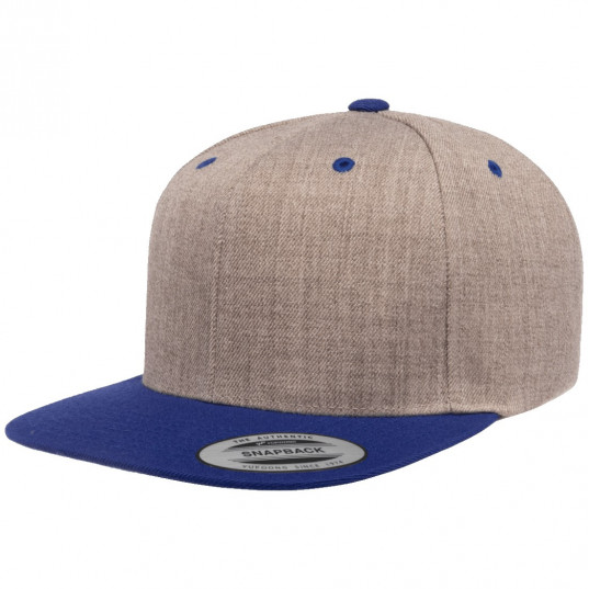 Кепка FlexFit 6089MT - Classic Snapback Heather/Royal Кепка FlexFit 6089MT - Classic Snapback Heather/Royal